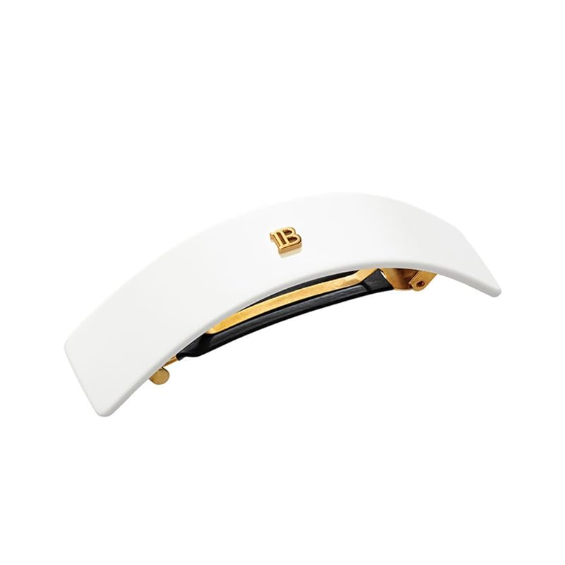 Balmain Hair Barrette Large - White