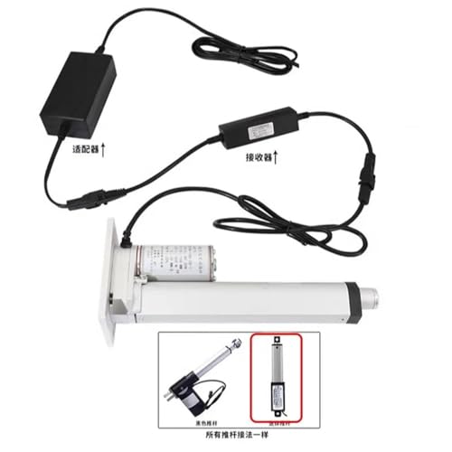 Mini actuador lineal eléctrico de alta precisión de 24V y carrera de 30mm 6