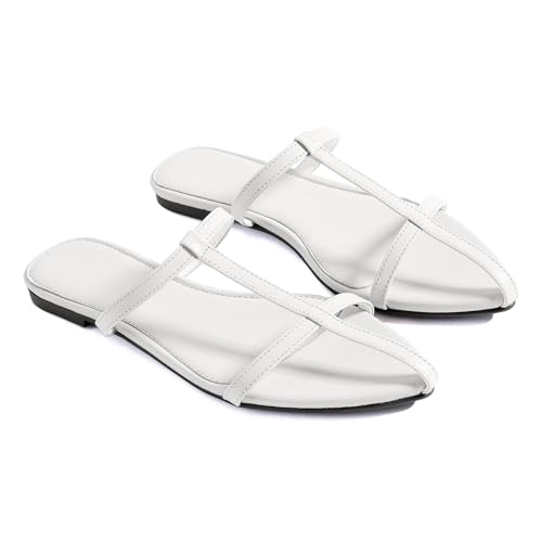 Mtzyoa-Women-Flat-Sandals-Pointed-Toe-Ladies-Summer-Dressy-Casual-Vacation-Bohemian-Cute-Leather-Beach-Comfy-Slip-On-Slides