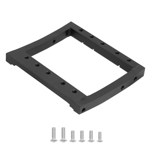 Compatible With Capra For SCX10 II For LCG V[VLbg CNC A~jE fAT[{}EguPbgx[XX^h 1/10 RC O N[[p RCJ[ANZT[(Black)