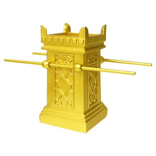 Mingzhang Tabernacle Model Altar of Incense,Biblical Reenactment & Sacred Ceremonies, Israeli-Style Tabletop Decor for Fireplace, Bookshelf, or Home Display