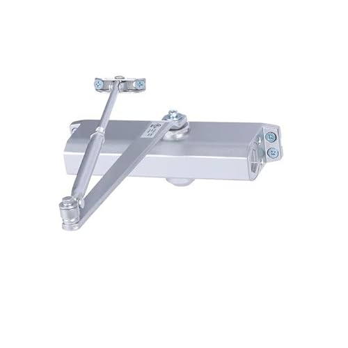 Automatic Door Closer Adjustable Closers Size 3 Commercial Grade 3 Spring Hydraulic Door Slam Preventer Auto Door-Closer, Easy Installation & Instructions Silver #TOP1