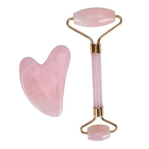 Gua sha Facial Massage Tool Set ，Jade Roller for Face Resin Lymphatic Drainage Massager Tool Body Sculpting Tighten Skin Body Eyes Neck Beauty Tool Toxins Prevents Wrinkles and Body SPA Acupuncture Therapy