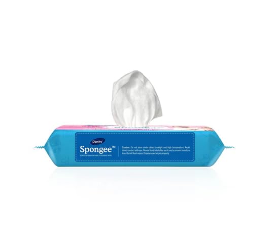 Dignity Spongee Soft and Smooth Baby Cleansing Wet Wipes with Aloe Vera Extract, 150x200 mm (Pack of 24) 1728 Wipes - Image 6 thumbnail
