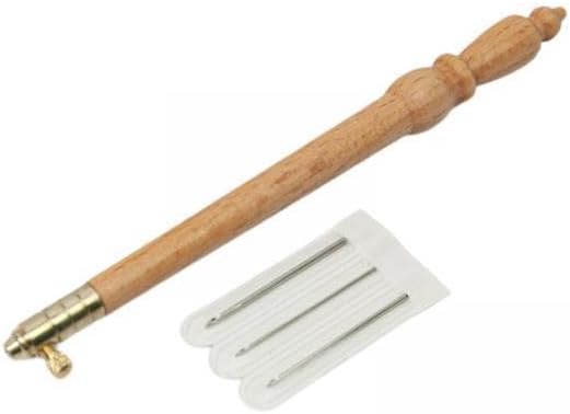 Nishiyuenyi 3X French Embroidery Beading Crochet Tools Kit with 3 DIY Portable Non Slip Multifunctional Yarn Sewing Tool