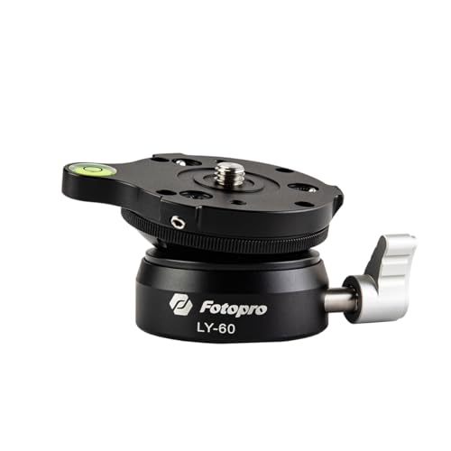 Image of Fotopro 60mm Tripod Leveling Bowl Base, ±15 Quick Adjustment, 10kg Load