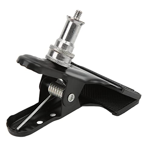 Studio Backdrop Camera Clamp, Portable Metal Backdrop Clamp Multi Function Universal with 1/4 inch Threaded for Photo Studio for Studio Backdrop Camera