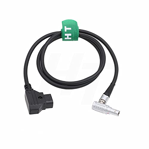 Cable de alimentación D-Tap a 0B de 2 pines con ángulo recto para Teradek Bolt y Z CAM 3