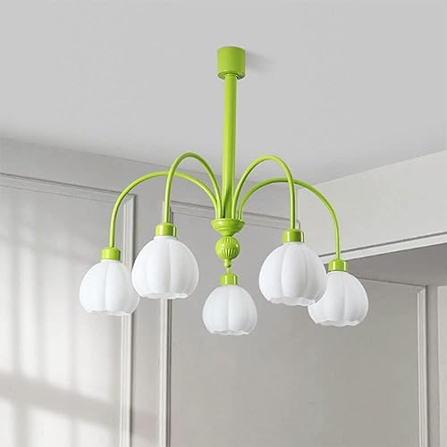 Suspension verte côtière à fleurs pour sublimer votre table à manger moderne