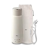 Bear 300ml 4-Temperatur Elektrischer Wasserkocher 3-in-1 Reise Elektrischer Wasserkocher Doppelschicht 304 Edelstahl Liner Tragbare Kleine Schnelle Heizung Isolierung Cup