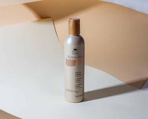 KeraCare Moisturizing Conditioner for Color Treated Hair 8 oz - Patented Fiber Strengthening Complex - Minimizes Color Fading - Protects Hair from Thermal & UV Damage
