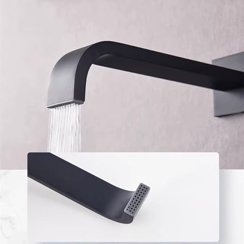 Mitigeur double commande mural en laiton doré eau chaude et froide