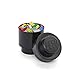 Room Copenhagen, Lego Round Brick 1 - Stackable Storage Solution - Black