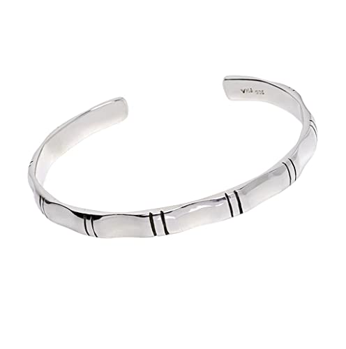 Bracelet jonc argent 925 ajustable fini les problèmes de taille