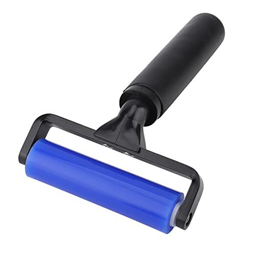 Brayer Roller,Silicone Manual Roller Anti Static Cleaner Tool,Reusable Rubber Roller Brayer Silicone Roller Screen Film Roller Removal Roller Cleaner Tool for Household (30.5cm / 12in)