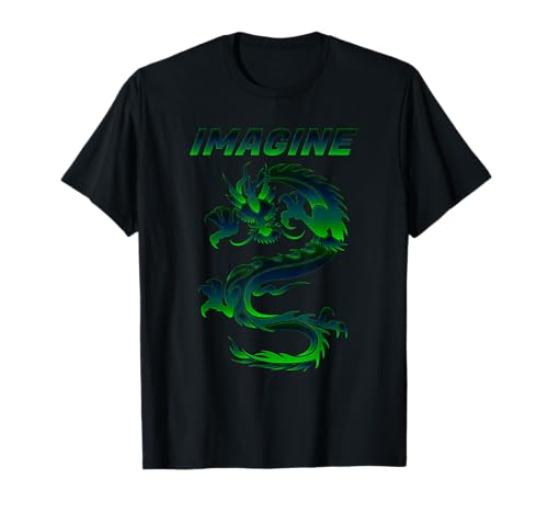 Imagine Fantasy Dragon Tattoo Style Camiseta Camiseta