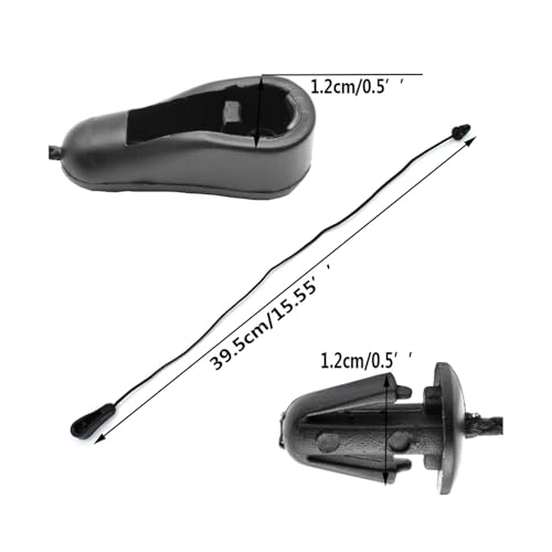 Clips de cuerdas para bandeja de carga trasera y correa de elevación Ford C-MAX 2004-2010 2