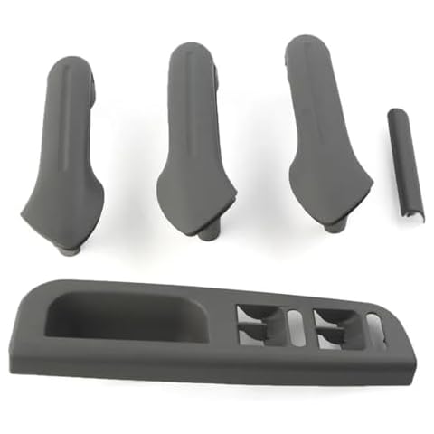 Car Inner Door Handles Door Armrests Left and Right for V/W Golf MK4 1999-2004 for Passat B5 MK4 (1998-2004) for V/W Jetta/Bora MK4(1999-2004), Gray Cover