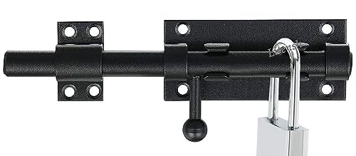 Litensh Heavy Duty Sliding Gate Latch Bolt Door Lock with Padlock Hole, 304 Stainless Steel Safety Barrel Gate Bolt Latch - Image 2