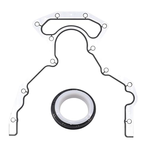 HiSport Rear Main Seal Gasket Set - Compatible with LS LS1 LS6 LS2 LS3 LQ9 LQ4 4.8L 5.3L 5.7L 6.0L 6.2L Chevy Silverado Suburban Tahoe Trailblazer GMC Sierra - Replace BS40640