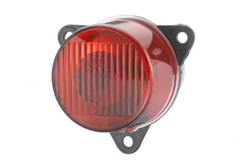 HELLA 2NE 008 221-031 Nebelschlussleuchte - Halogen - 24/12V - Einbau - Lichtscheibenfarbe: rot - Stecker: Flachstecker - rechts/links
