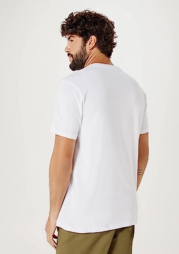 Camiseta Básica Masculina Manga Curta Com Decote V World