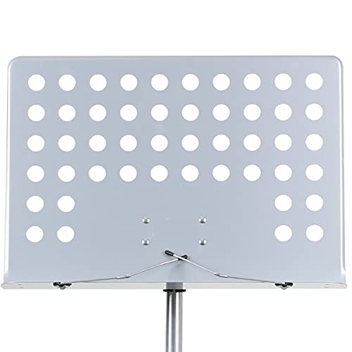 Image of A-7 White Notation Stand, Height Adjustment, Music Lyrics Stand
