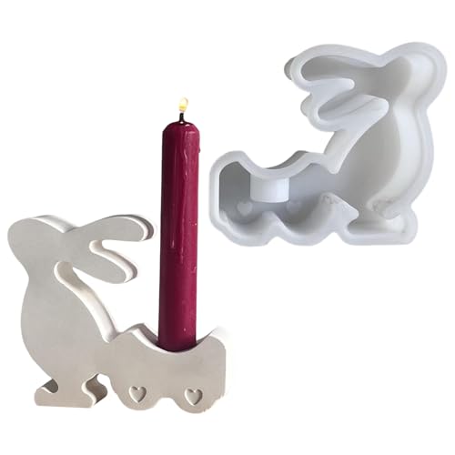Moldes de Silicona de la Pascua,Antiadherente Que Permite Un Desmoldeo Fácil | Molde Fabricación Velas | Para Jabón Vela Yeso Mesa Decoración Del Hogar