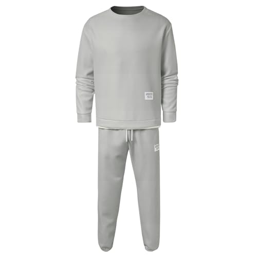 Tracksuits 2 Piece For Teen Boys 16-18 Crewneck Pullover and Sweatpants Sets Gym Jogging Suits Athletic Sweatsuit Outfits3