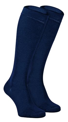 Sock Snob 2 Paia Donna Calze Lunghe Bambu per Estive | Fantasia Calzini Colorate (37-40, Marina Militare)