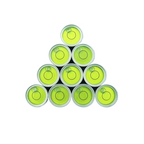 Ampoules de niveau à tige centrale 19x11mm pour corriger l'inclinaison des supports
