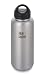 Klean Kanteen Wide Mouth Single Wall Stainless Steel Water Bottle with Leak Proof Stainless Steel Interior Cap