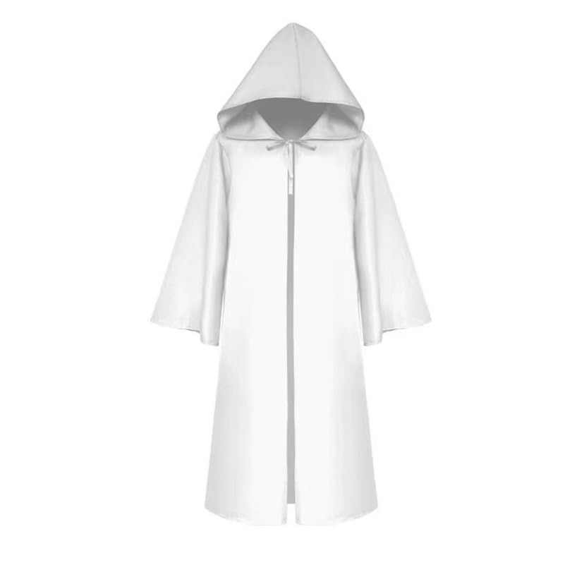 Adult Wizard Tunic Hooded Robe Men Knight Cloak Costume