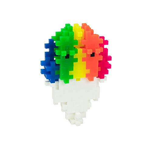 Plus Plus 3D Food Building Block Set, Fun Stem Toys for Kids, 70 Interlocking Pieces - Snow Cone Mini Maker Tube Kit