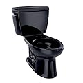 TOTO CST744E#51 Eco Drake Two-Piece Elongated 1.28 GPF Toilet, Ebony