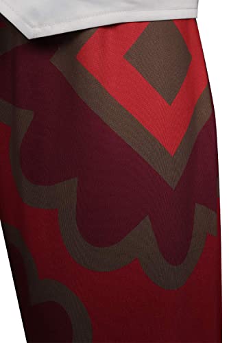 Alleyon Shanks Cosplay One Piece Outfit Film Red