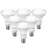 paul russells E27 Spotlight 10W LED Reflector R80 Light Edison Screw, 60w Equivalent Bulb, 940 Lumen, 4000K Cool White, Frosted 120° Beam Angle ES Energy Saving Non-Dimmable Lightbulbs, 6 Pack