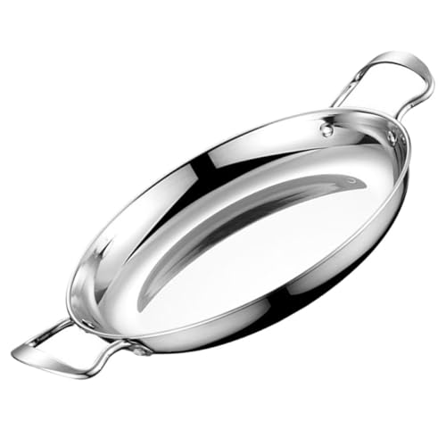 MAGICLULU Olla Para Ramen Coreana De Doble Asa Fácil De Transportar De Acero Inoxidable Para Uso Diario