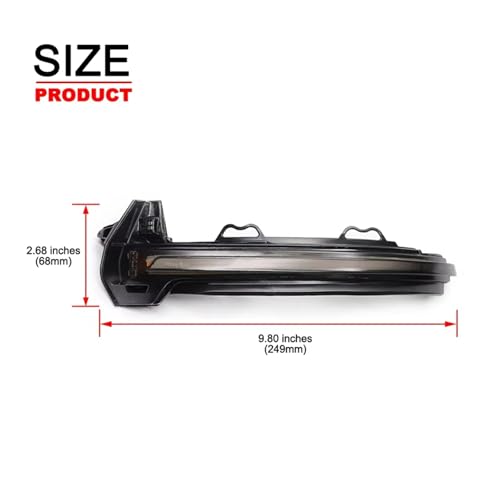Clignotant latéral LED dynamique ambre défilant pour A4 A5
