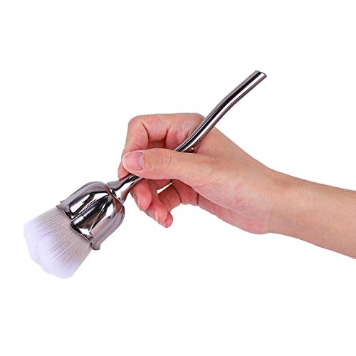 Nail Dust Brush, Nail Art Powder Dust Removal Brushes Manicure DIY Nail Tool Soft Nail Dust Cleaning Brush for Nail Salon and Household