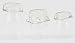 International Miniatures by Classics Dollhouse Miniature Set of Glass Canisters, 3 Pieces