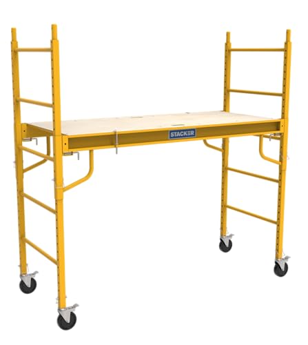 Stacker 6ft Steel Utility Scaffold Baker, 1000 lb Capacity, Heavy-Duty