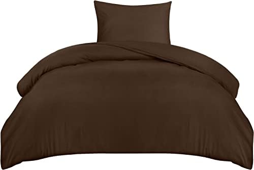 Utopia Bedding King Size Duvet Cover - Soft Microfibre Duvet Cover Set with Pillow cases - Bedding Quilt Cover Set (White)