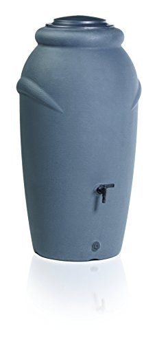 Prosper Plast Aqua Blik 210L Regenwatertank, 23,5 x 56 x 118,3 cm, Grijs, 23,5x56x118,3 cm