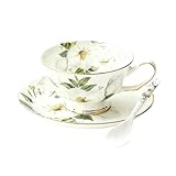 セラミックティーカップ、ヨーロピアンコーヒーカップ、アフタヌーンティーセット、クリエイティブなイングリッシュブラックティーカップ、田園風ウォーターカップ