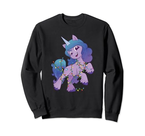 Sweat My Little Pony Izzy molleton doux motif lumières de Noël colorées