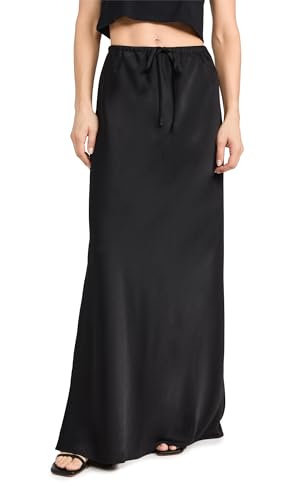 WAYF Women's Drawstring Maxi Skirt