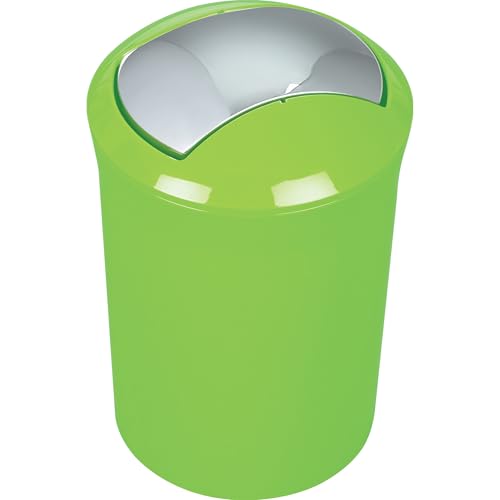 Poubelle de salle de bains design Spirella Sydney 5L avec couvercle pivotant premium
