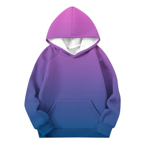 Cute Hoodies for Girls Trendy Casual Hooded Sweatshirts Oversized Long Sleeve Sweatshirt Gradient Clothes for Girls4