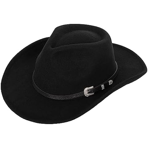 Cowboy Hat for Boys Girls Western Felt Fedora Hat for Kids 3-6 Years Cover